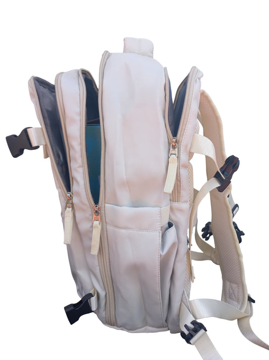 Mochila Bolsillo Beige
