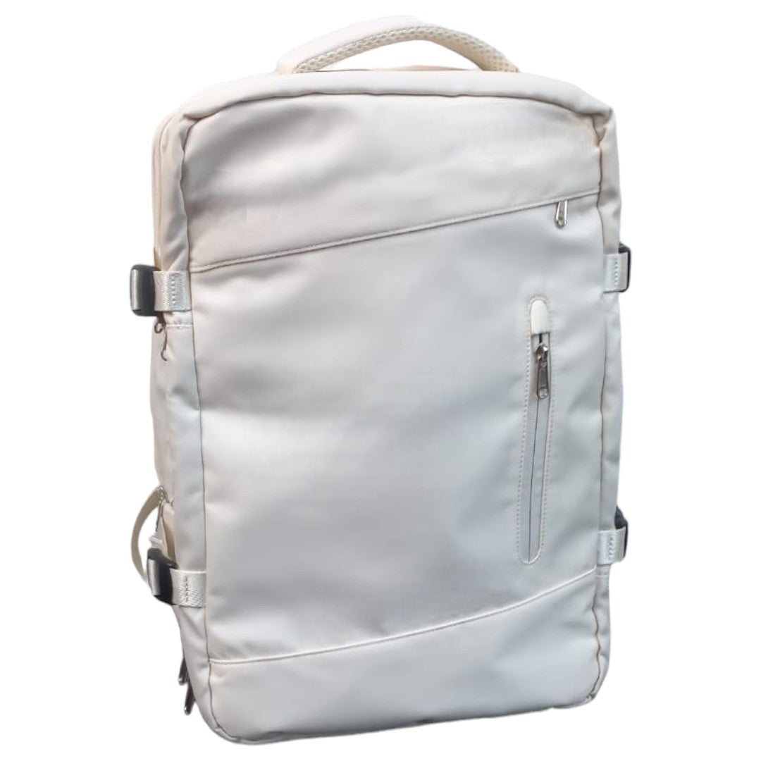 Mochila Expandible Beige