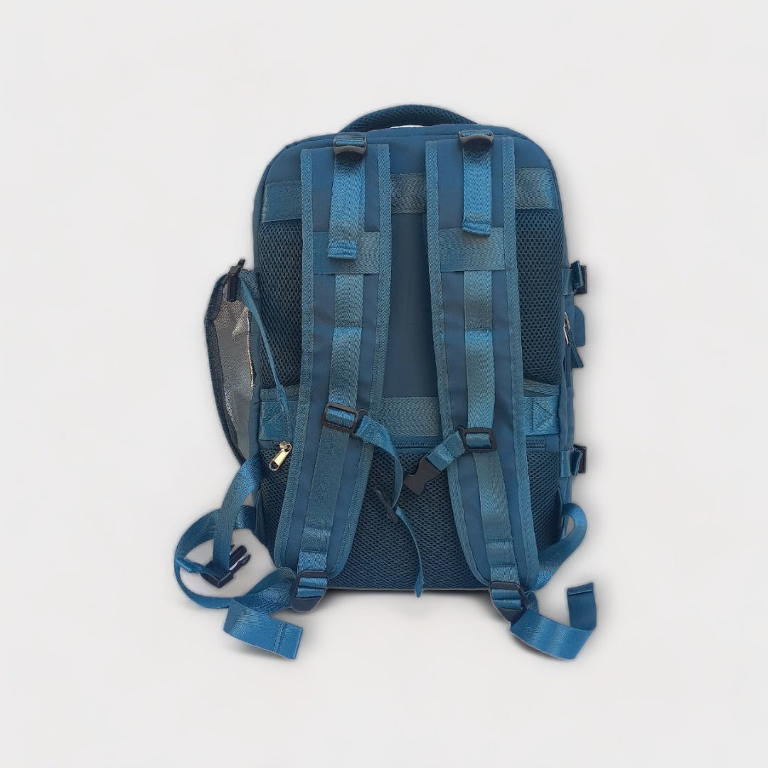Mochila Articulo personal tamaño L Azul Petróleo