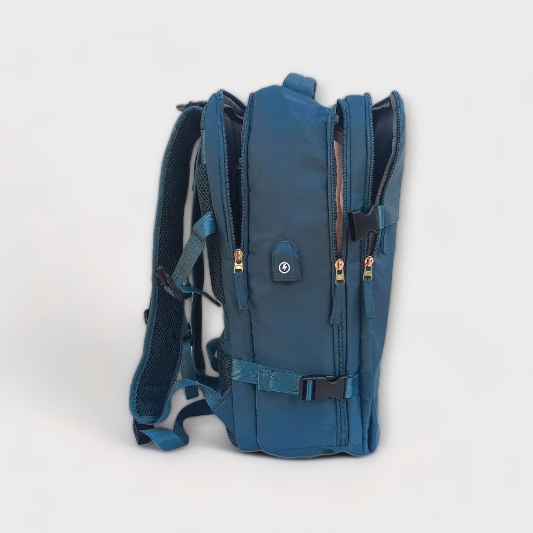 Mochila Articulo personal tamaño L Azul Petróleo