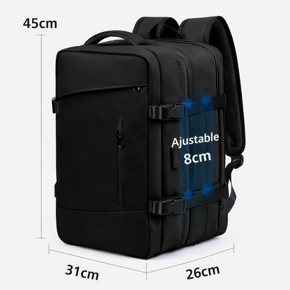 Mochila Expandible Black