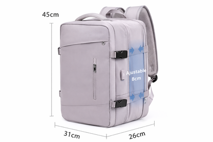 Mochila Expandible Lila