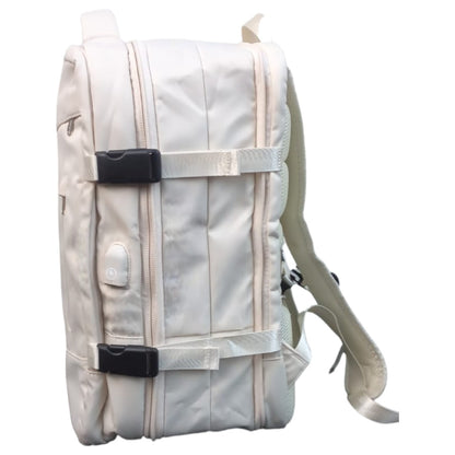 Mochila Expandible Beige